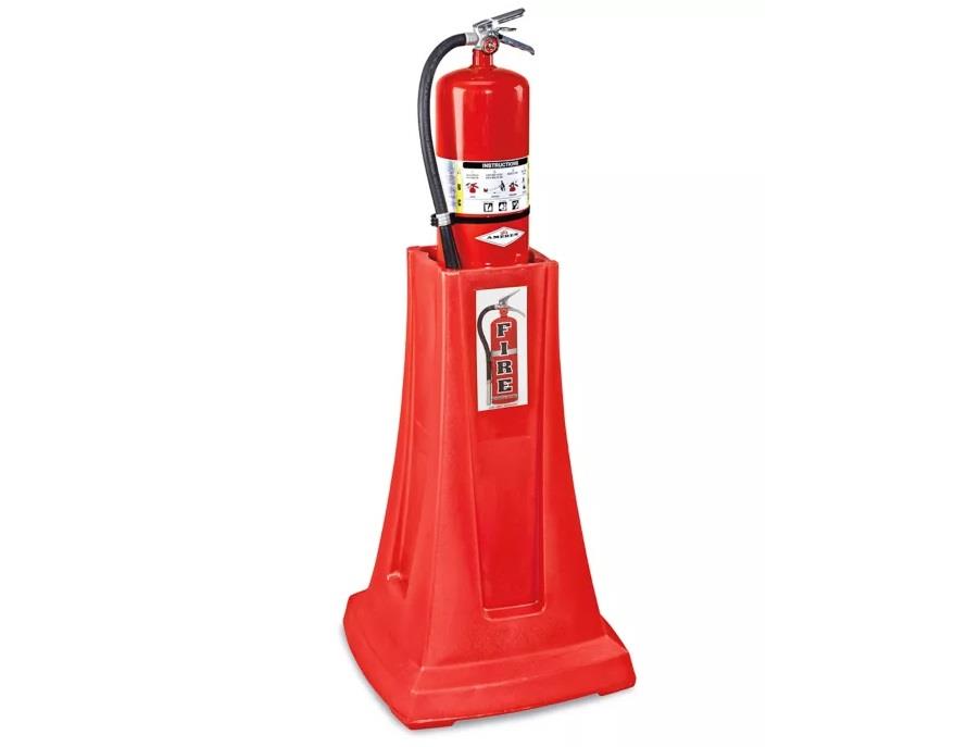 FIREMATE RED FIRE EXTINGUISHER STAND - FIREMATE
